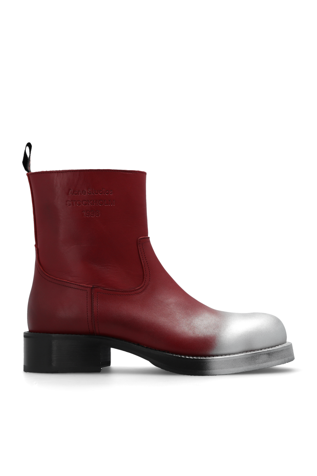 Acne Studios Leather ankle boots with logo | Men's Shoes | Vitkac